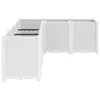 Weiß Pflanzkübel Weiß 160x120x53 cm PP Beete Beete Produktbild-Vorschau 5