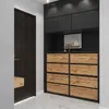 STIV Möbel | Schuhschrank 4-teilig mit Klappen | Grau Matt Produktbild-Vorschau 4