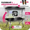 Skládací hliníkový kempingový stůl tectake® Bastian, Náhled obrázku produktu 4