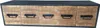 Wandregal Industrial mit 5 Schubladen Vintage Wandboard mit Produktbild-Vorschau 2