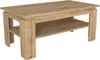 A wooden coffee table with a shelf underneath, shown from a three-quarter angle against a white background. Produktbild-Vorschau