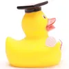 Badeente Akademiker gelb Vinyl 8,5 cm Produktbild-Vorschau 2
