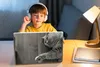 MuchoWow® Laptop Aufkleber Sticker Cover Katze auf dem Sofa Produktbild-Vorschau 3