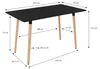 ML-Design Esstisch aus Holz, Rechteckiger Esszimmertisch Produktbild-Vorschau 7