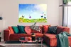 MuchoWow® Poster Blumen - Schmetterlinge - Sommer 120x80 cm Produktbild-Vorschau 2