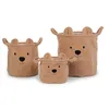 CHILDHOME Aufbewahrungskorb Teddy 30x30x30 cm Beige Produktbild-Vorschau 8