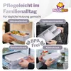 Pausenhero Kinder Brotdose mit Fächern in Grau - Produktbild-Vorschau 5