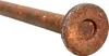 A close-up shot of a rusty metal rod with a circular end. Produktbild-Vorschau