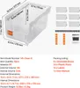 Scatole impilabili VEVOR, 377 x 215 x 180 mm (confezione da Anteprima dell’immagine prodotto 7
