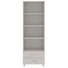 Highboard HAMAR Weiß 60x35x180 cm Massivholz Kiefer Produktbild-Vorschau 4