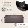 CASARIA® Lavice s úložným prostorem Skládací hnědá Náhled obrázku produktu 6