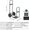 A product image showing a log cart with dimensions and specifications. Náhled obrázku produktu