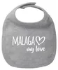 Huuraa Baby Lätzchen Malaga my love Heather Grey Produktbild-Vorschau 1