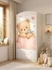 Armoire pour enfants avec un motif ravissant – Armoire à 2 Voir les images du produit 6