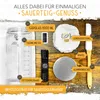 KRUSTENZAUBER 2x Sauerteig Starter Set - 2x 1000ml Gärglas Produktbild-Vorschau 3