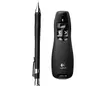 A black wireless presenter and a black mechanical pencil are shown side-by-side against a white background. Podgląd zdjęcia produktu