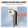 SucceBuy pince à verre 10 pièces support de rampe carré Voir les images du produit 4