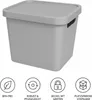 Plastard Boxen 12,5 L, 3er-Set, stapelbar, BPA-frei, Grau, Produktbild-Vorschau 4