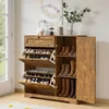 Schoenenkast BEALIFE, 100x30x102 cm, met 2 klepdeurtjes, Productafbeelding-voorbeeld 5