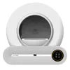 A front-facing view of a modern, automated cat litter box. Podgląd zdjęcia produktu
