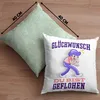 Trendation - Glückwunsch Du Bist Geflohen Deko-Kissen mit Produktbild-Vorschau 4