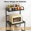 Scaffale da cucina Scaffale per microonde a 4 livelli, Anteprima dell’immagine prodotto 2
