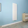 Acezanble Design Heizkörper Flach 1600 x 450 mm Weiß Produktbild-Vorschau 1