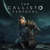 A man in a futuristic suit kneels on a desolate planet, holding a weapon. Produktbild-Vorschau