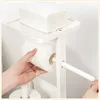 Set da toilette in piedi Yorbay in bambù, con porta rotolo Anteprima dell’immagine prodotto 6