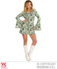 Groovy 70er Jahre Kleid Trompetenärmel- Minikleid Wellen XL Produktbild-Vorschau 3