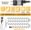 Lichterkette 100m 500 LED 8 Lichtmodi 31V Wasserdicht Innen Produktbild-Vorschau 7