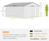 Outsunny Gerätehaus 12,4 m² Gartenhaus mit Pultdach, Produktbild-Vorschau 3