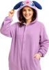 Onesie Kigurumi Pigiama Pokemon Espeon Travestimento Anteprima dell’immagine prodotto 4