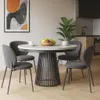 BEAUTYSOFA | Runder Ausziehbarer Tisch LUMI Ø 120–200 cm, Produktbild-Vorschau 3