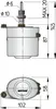 Moteur d'essuie-glace, arbre standard, 12 V – Vetus Voir les images du produit 2