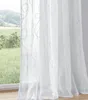 Vorhang Jasmin weiß halbtransparent – Bestickt, Kreise – Produktbild-Vorschau 2