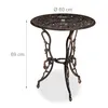 Set di mobili da giardino Relaxdays, 3 pezzi, tavolo e 2 Anteprima dell’immagine prodotto 5
