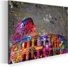 Wandbild Leinwandbild Street Art Kolosseum, Rom Kunstdruck Produktbild-Vorschau 1