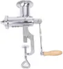 A manual juicer with a clamp and a crank handle. Produktbild-Vorschau