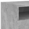 vidaXL Comodino con luci a LED Grigio cemento 40x39x37 cm Anteprima dell’immagine prodotto 11
