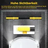 JOIEYOU 180cm Metall Parkplatzsperren 14x9cm Parkstopper Produktbild-Vorschau 3