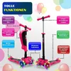 Hurtle Kinderscooter mit Klapp-& Abnehmbarem Sitz–Roller Produktbild-Vorschau 3