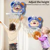TEMI Indoor Mini Basketballkorb, 2-in-1, mit Bällen & Produktbild-Vorschau 3