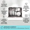 Klarstein Mini-Geschirrspüler für 5 Gedecke, Leiser Produktbild-Vorschau 2