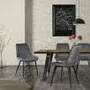 ML-Design jedálenská súprava 6 stoličiek, antracitová Náhľad obrázku produktu 7