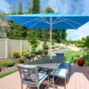paramondo interpara Sonnenschirm Quadratisch, 3 x 3 m, blau Produktbild-Vorschau 4