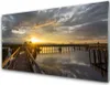 Acrylglasbilder 100x50 Wandbild Druck Brücke Meer Produktbild-Vorschau 1