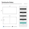 EMKE Infrarotheizung mit Thermostat, Bildheizung 119,5x59,5 Produktbild-Vorschau 7