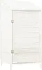 vidaXL Capanno per attrezzi bianco 55x52x112 cm in legno Anteprima dell’immagine prodotto 1