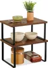 Relaxdays Tischregal 2-tlg. Set, Küchenorganizer für Produktbild-Vorschau 1